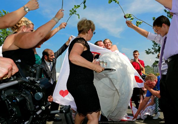 Fotoreportage nach der Trauung