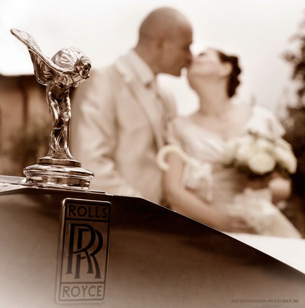 Hochzeit - Fotoshooting mit Rolls Royce